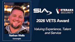 Nathan Wells will receive SIA’s first-ever VETS Award for his leadership supporting veterans in the security industry. Nathan Wells will receive SIA’s first-ever VETS Award for his leadership supporting veterans in the security industry.