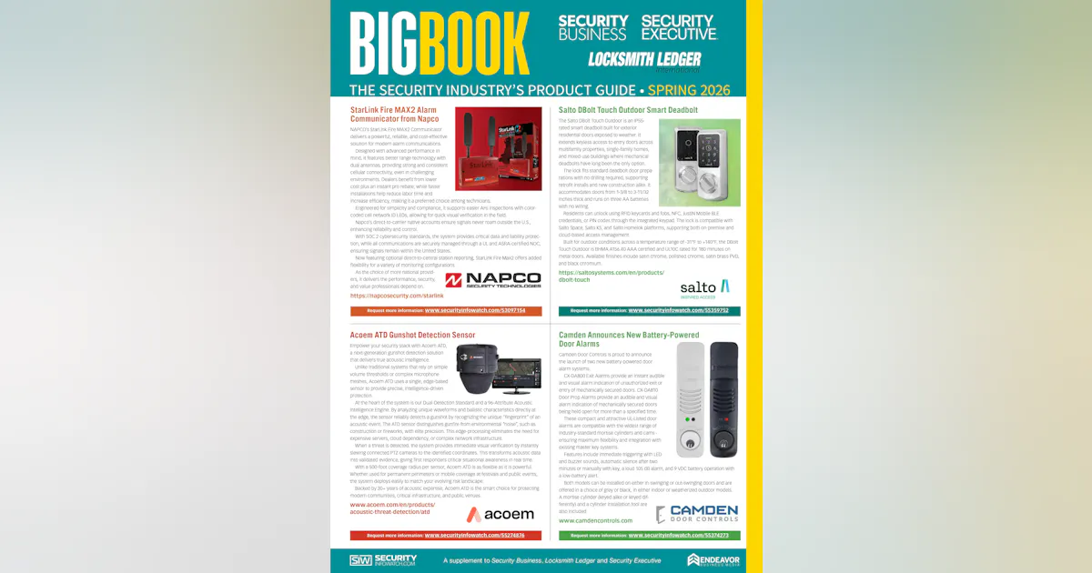 Big Book Spring 2026 | Security Info Watch