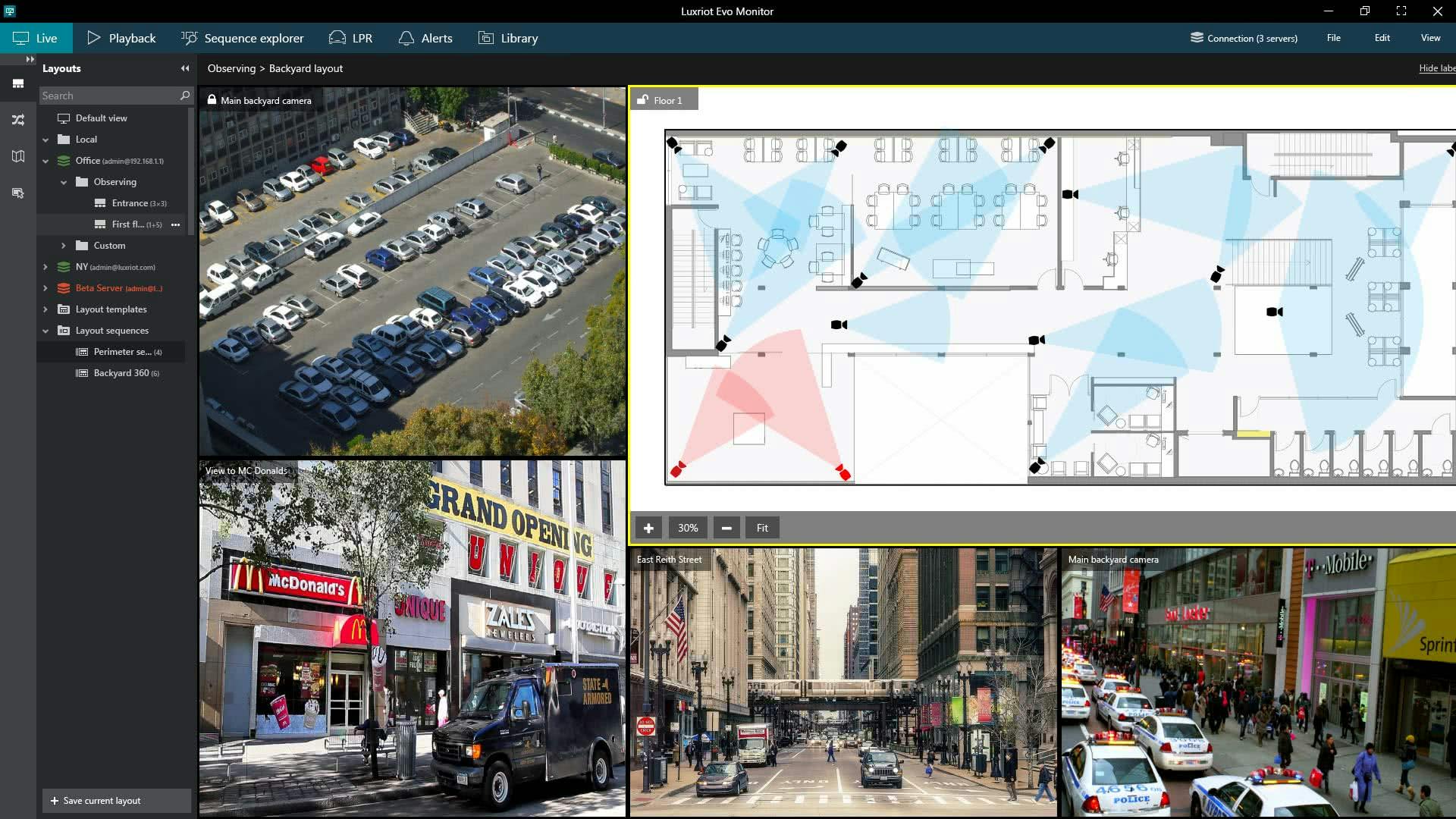 Speco Technologies and Luxriot have partnered to integrate Speco IP cameras and recorders with the Luxriot EVO video management platform.