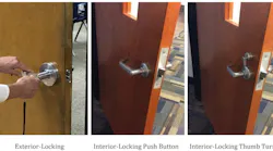 A Texas State University ALERRT Center study found that classroom doors equipped with interior locking functions — including push-button and thumb-turn locks — can be secured faster and with fewer errors during lockdowns than traditional exterior-key locking mechanisms, reducing the need for teachers to enter hallways during active shooter emergencies. A Texas State University ALERRT Center study found that classroom doors equipped with interior locking functions — including push-button and thumb-turn locks — can be secured faster and with fewer errors during lockdowns than traditional exterior-key locking mechanisms, reducing the need for teachers to enter hallways during active shooter emergencies.