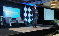 John Mack, managing director and sector co-head of Security & Safety at Raymond James, delivers a keynote address at the recent Parks Associates CONNECTIONS conference in Santa Clara, Calif. John Mack, managing director and sector co-head of Security & Safety at Raymond James, delivers a keynote address at the recent Parks Associates CONNECTIONS conference in Santa Clara, Calif.