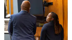Ebony Parker, right, speaks with her attorney, Curtis M. Rogers, during pretrial motions for her trial on felony child neglect charges at the Newport News Circuit Court in Newport News, May 18, 2026. Ebony Parker, right, speaks with her attorney, Curtis M. Rogers, during pretrial motions for her trial on felony child neglect charges at the Newport News Circuit Court in Newport News, May 18, 2026.
