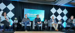 From left, Elizabeth Parks, Matt Davidson, Robert Grosz, Gordon van Zuiden and Keith Puckett discuss how AI, interoperability and evolving consumer expectations are reshaping the future of connected home technology during a panel session at the CONNECTIONS conference, held May 5-7 in Santa Clara, Calif. From left, Elizabeth Parks, Matt Davidson, Robert Grosz, Gordon van Zuiden and Keith Puckett discuss how AI, interoperability and evolving consumer expectations are reshaping the future of connected home technology during a panel session at the CONNECTIONS conference, held May 5-7 in Santa Clara, Calif.