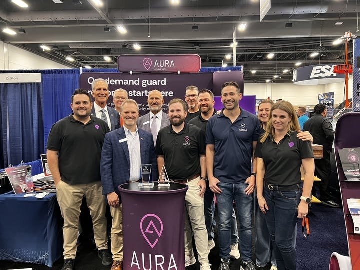 AURA received the 2026 ESX Innovation Award for Remote Guarding and Incident Response and was also selected by attendees as the People&rsquo;s Choice Innovation Award winner for its nationwide security response platform.