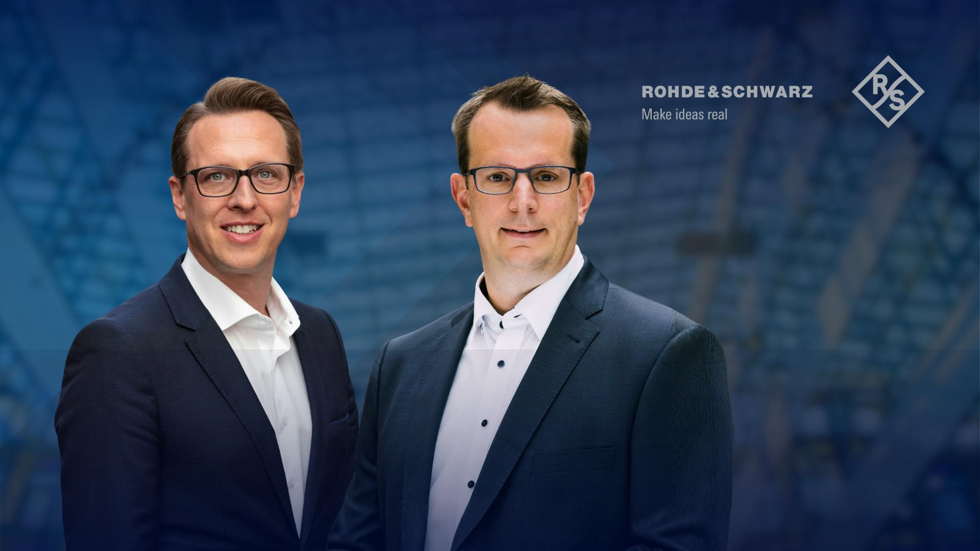 Andreas H&auml;gele (left) and Hansj&ouml;rg Herrbold will co-lead the Technology Systems Division at Rohde & Schwarz