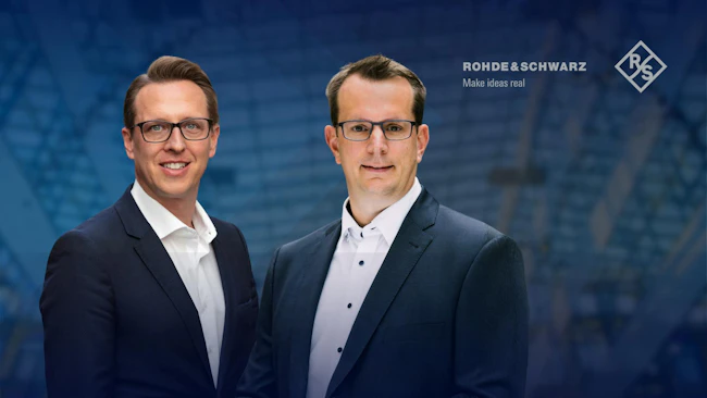 Andreas H&auml;gele (left) and Hansj&ouml;rg Herrbold will co-lead the Technology Systems Division at Rohde & Schwarz