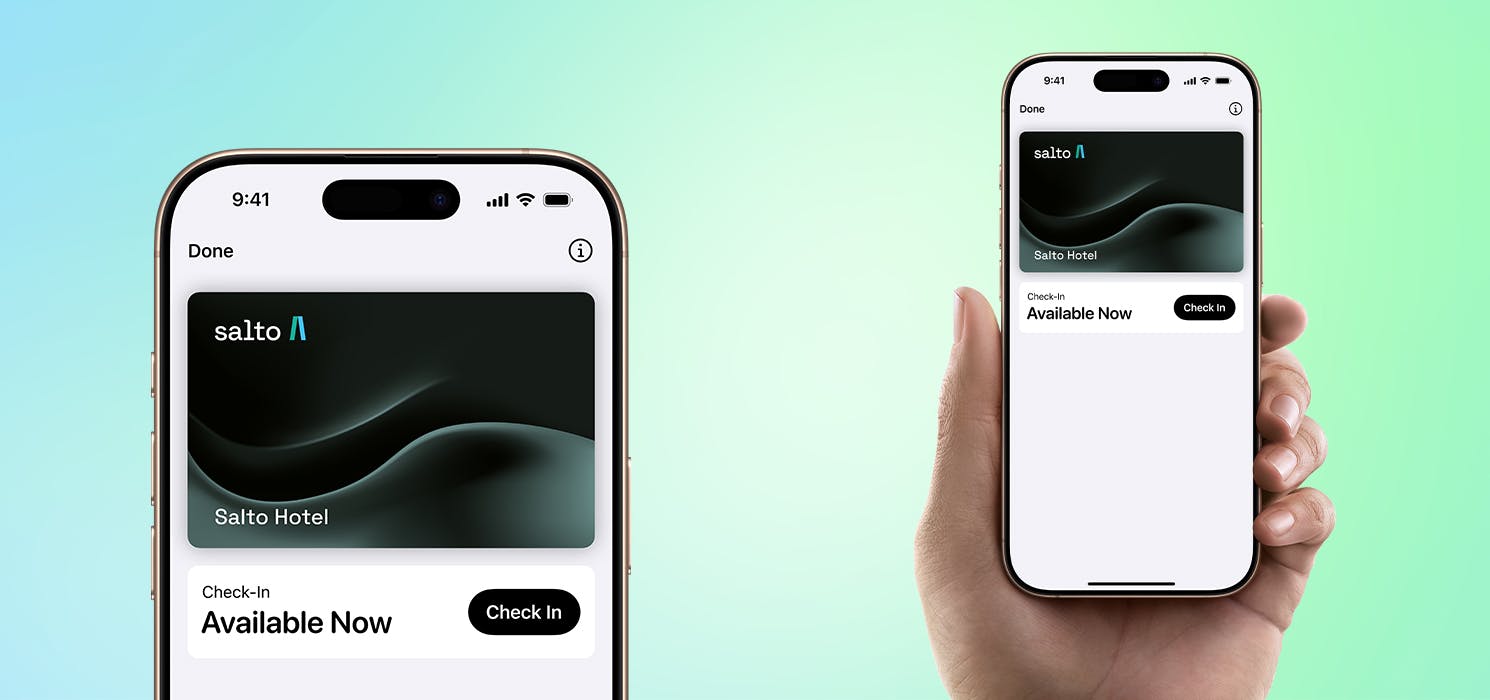 Salto's room key integration for Apple Wallet allows hotel guests to use an iPhone or Apple Watch to access rooms, amenities and shared spaces without physical keycards.