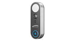 The O4DB1 video doorbell supports two-way communication through the Speco Blue App and includes a wireless chime and mounting hardware for installation. The O4DB1 video doorbell supports two-way communication through the Speco Blue App and includes a wireless chime and mounting hardware for installation.