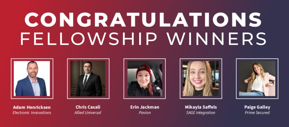 The PSA Security Network recognized five emerging security professionals as recipients of its 2026 PSA TEC Fellowship Program following their participation in PSA TEC 2026.