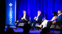 SecurityInfoWatch Editor-in-Chief Rodney Bosch (left) moderates the 'No Hype Allowed: An Honest Conversation About AI' panel during Milestone XPerience Days 2026 in Las Vegas. Panelists included John O'Connor, Managing Director of Administrative Services and Operations at Harvard Business School, and Dan O'Neill, President and CEO of Advanced Data Risk Management. SecurityInfoWatch Editor-in-Chief Rodney Bosch (left) moderates the 'No Hype Allowed: An Honest Conversation About AI' panel during Milestone XPerience Days 2026 in Las Vegas. Panelists included John O'Connor, Managing Director of Administrative Services and Operations at Harvard Business School, and Dan O'Neill, President and CEO of Advanced Data Risk Management.