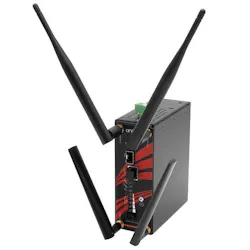 Antaira Technologies showcased its new AIROLINX-6-MAX-DR-T and AIROLINX-6-DR-T industrial Wi-Fi 6 access point/router platforms during Automate Show 2026 in Chicago. Antaira Technologies showcased its new AIROLINX-6-MAX-DR-T and AIROLINX-6-DR-T industrial Wi-Fi 6 access point/router platforms during Automate Show 2026 in Chicago.