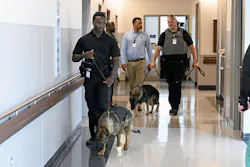 FMOL Health's new security K-9s, Pax and Lux, officially began duty June 29 after completing specialized training for healthcare environments.