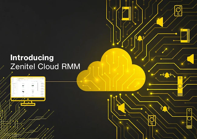 Zenitel Cloud Remote Monitoring & Management extends Zenitel Connect Pro with centralized cloud-based monitoring, diagnostics and lifecycle management for communication systems.
