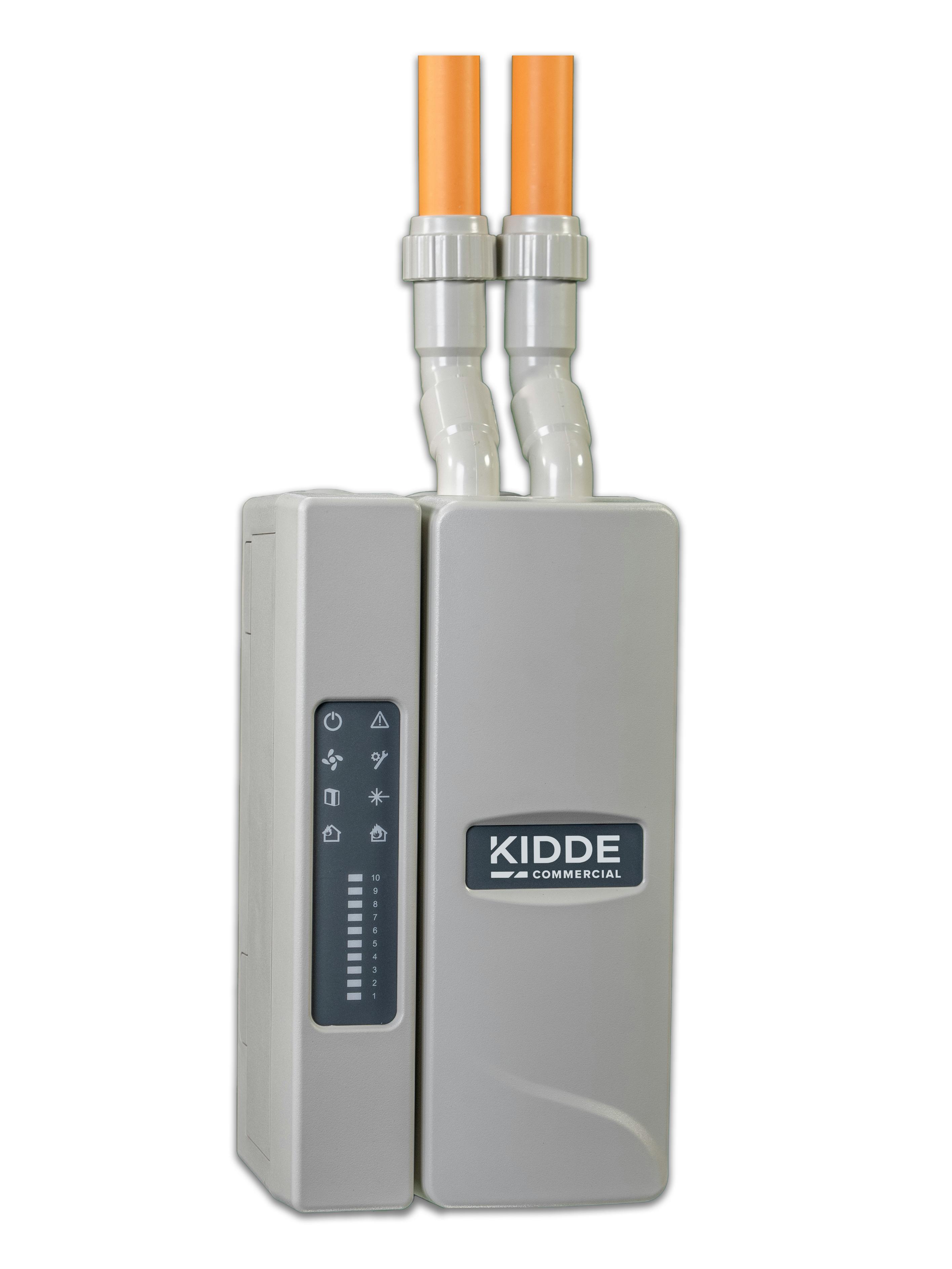 Kidde Commercial's new MiniLaser aspirating smoke detector is designed to provide early fire detection for smaller critical environments including server closets, control rooms and clean rooms.