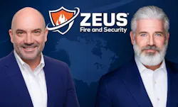 Michael Cox (left) and Scott R. Elkins will work together to lead Zeus Fire and Security's next phase of growth, with Cox overseeing day-to-day operations and Elkins focusing on long-term strategy, acquisitions and industry relationships.