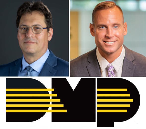 Ludi Bouwer, left, and Zach Chambers assume regional sales leadership roles as DMP continues to strengthen support for dealers across key markets.
