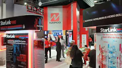 NAPCO Security Technologies says its newly reorganized sales organization will support growth across the company's commercial fire, security, access control and locking portfolio. The company's exhibit space is shown at ISC West 2026.