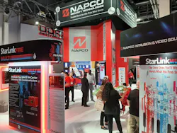 NAPCO Security Technologies says its newly reorganized sales organization will support growth across the company's commercial fire, security, access control and locking portfolio. The company's exhibit space is shown at ISC West 2026.