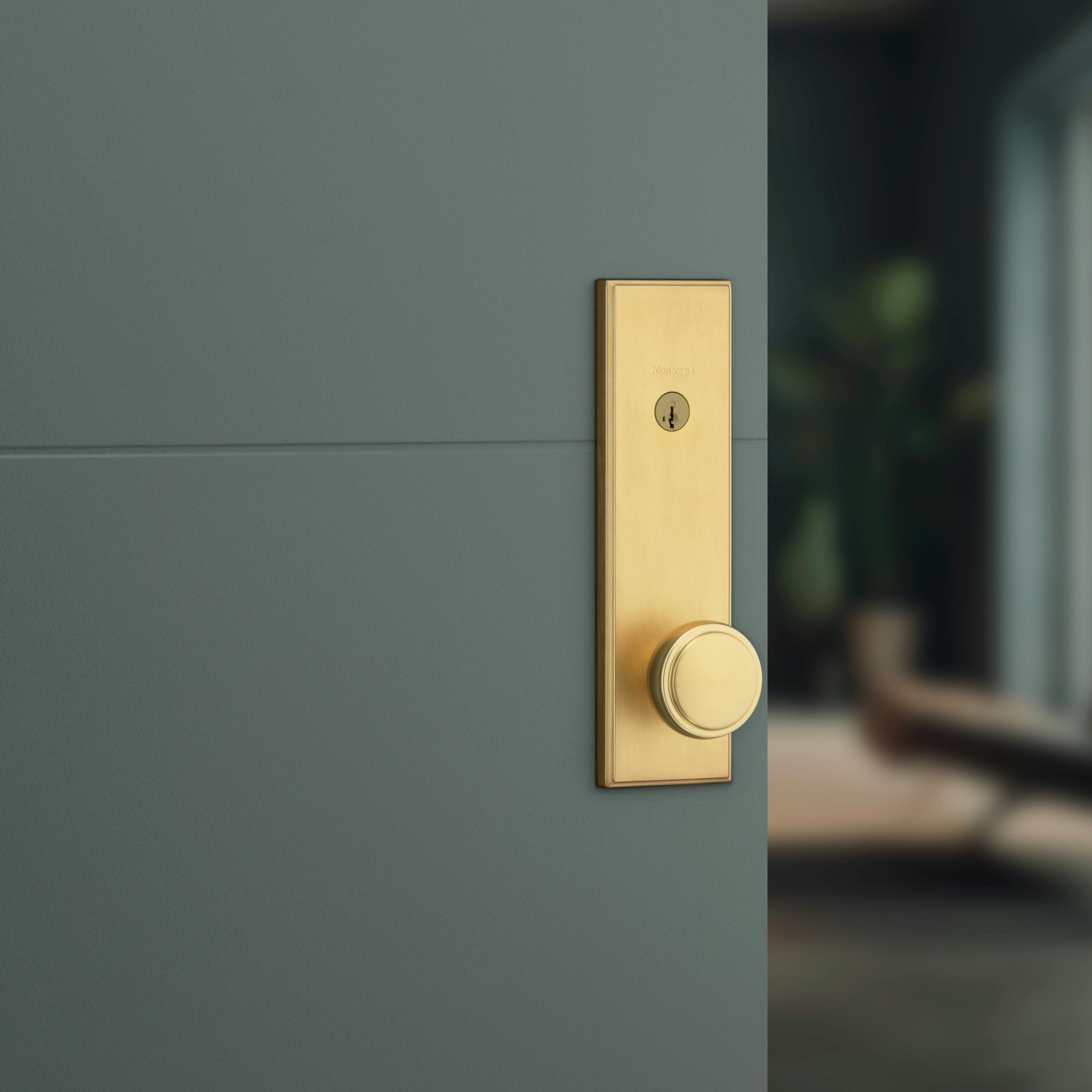 Kwikset's new entry sets combine coordinated exterior door hardware with SmartKey Security technology for residential entry points.