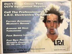 Charlie Pierce in one of his zany industry advertisements back in the early 1990s.