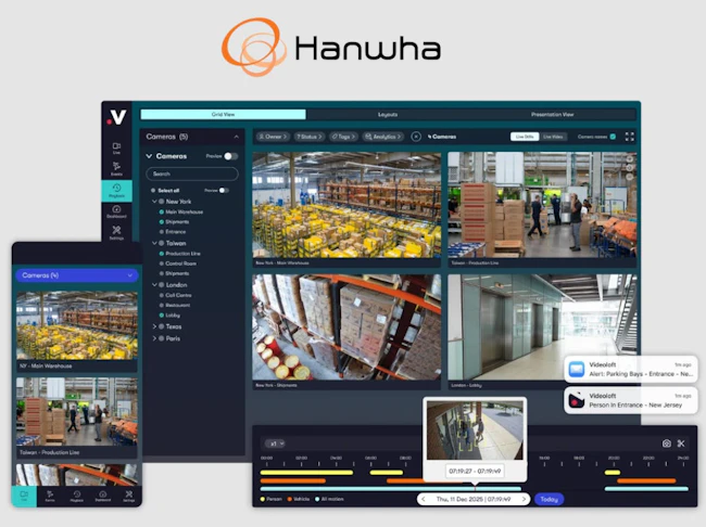 Videoloft's new direct integration connects Hanwha Vision cameras and recorders to its cloud video surveillance platform without requiring ONVIF.
