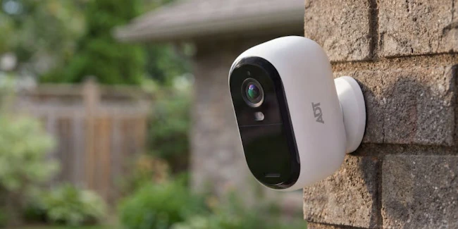 The ADT Blu camera is part of the company's new self-installed security offering. Executives said early customer adoption has been strongest for professionally monitored security packages sold through the platform.