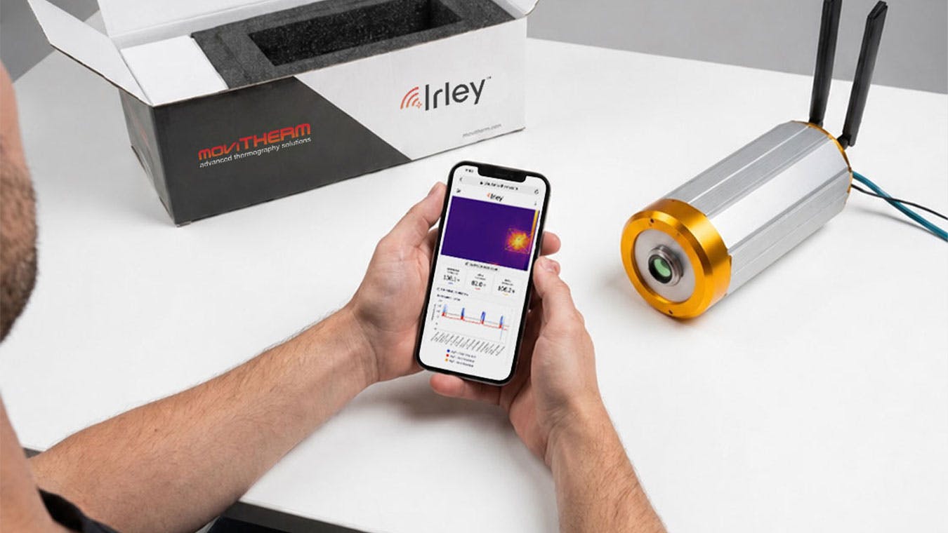 moviTHERM's new Irley IoT thermal camera provides remote thermal monitoring with automated alerts for early fire detection and equipment monitoring.