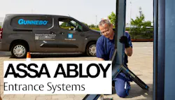 The acquisition will bring Gunnebo Entrance Control into ASSA ABLOY's Entrance Systems Division, further expanding the company's pedestrian access offerings. (Gunnebo image via the company's LinkedIn page.)