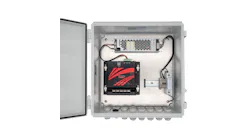 Antaira Technologies' LANOBOX Series combines an industrial PoE switch, power supply, surge protection and an IP68-rated NEMA 4X enclosure for outdoor network deployments.