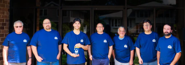 Members of the Craftmaster Hardware team include, from left to right: Bill Watkins, Daniel Sproviero, Domenic Santelli, George Howe, Tony Defrancesco, Vadim Komets and Jim Lawless.