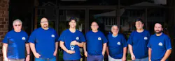 Members of the Craftmaster Hardware team include, from left to right: Bill Watkins, Daniel Sproviero, Domenic Santelli, George Howe, Tony Defrancesco, Vadim Komets and Jim Lawless.