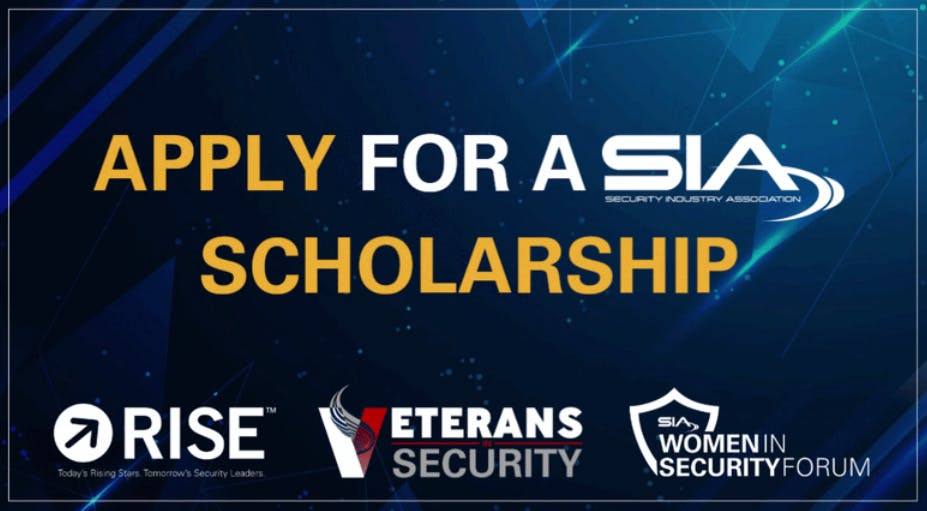 SIA&rsquo;s 2026 scholarship programs provide funding for education and professional development for security industry professionals, students and military veterans.