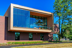 A completely rebuilt Belmont Public Library in Belmont, Mass., opened in January 2026, includes a commons space, outdoor reading porch, community classrooms and more.