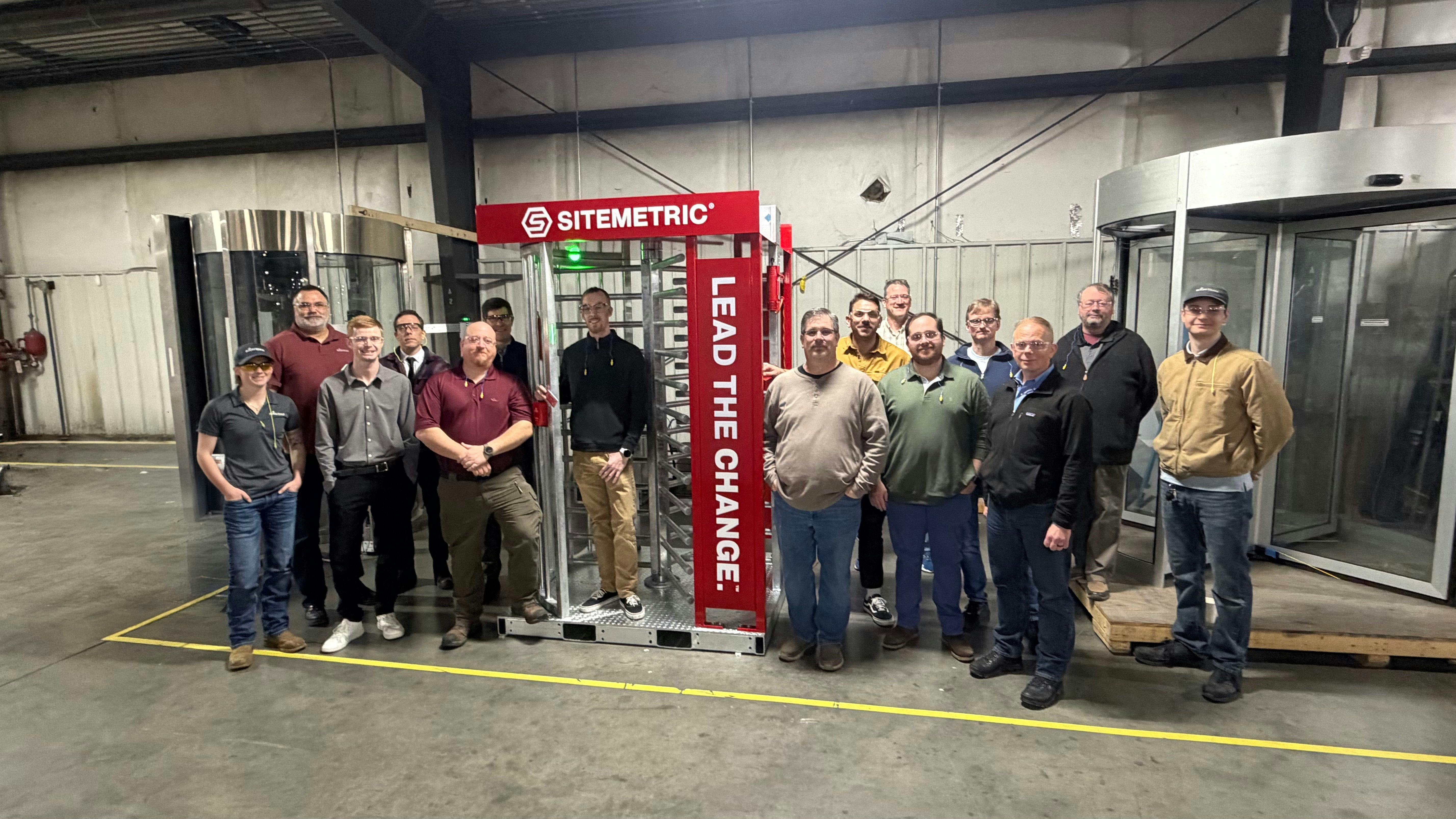 The Sitemetric Deluxe Turnstile combines Boon Edam&rsquo;s Turnlock 100 Mobile Platform with Sitemetric&rsquo;s branding and Integrated Construction Intelligence platform for mobile access control at construction sites.