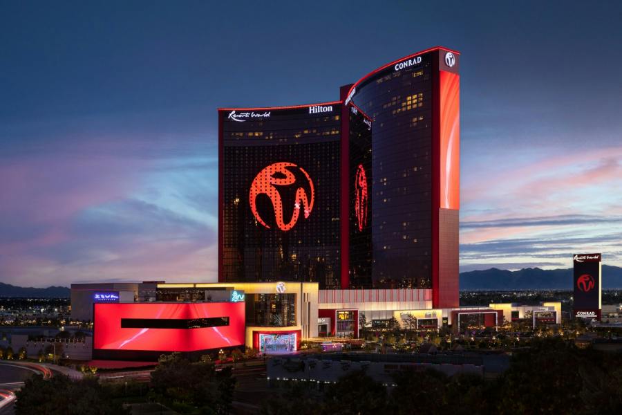Resorts World Las Vegas spans 88 acres on the Las Vegas Strip and includes a 117,000-square-foot casino floor, three hotel brands and multiple entertainment venues.