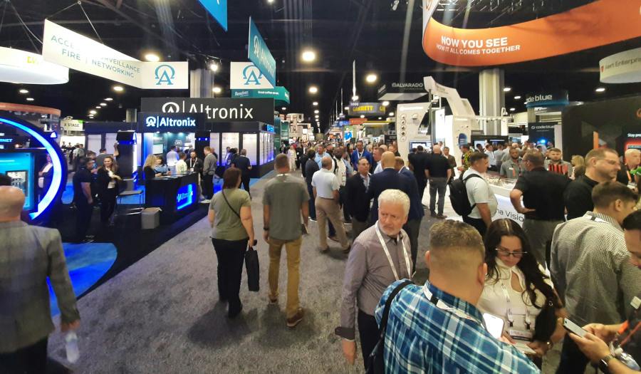 A packed GSX 2026 show floor kept the aisles busy throughout opening day at the Georgia World Congress Center in Atlanta, as attendees navigated a tightly configured exhibit hall featuring more than 500 exhibitors and a broad mix of security technologies.