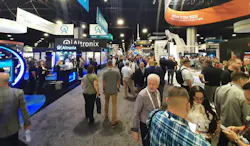 A packed GSX 2026 show floor kept the aisles busy throughout opening day at the Georgia World Congress Center in Atlanta, as attendees navigated a tightly configured exhibit hall featuring more than 500 exhibitors and a broad mix of security technologies.