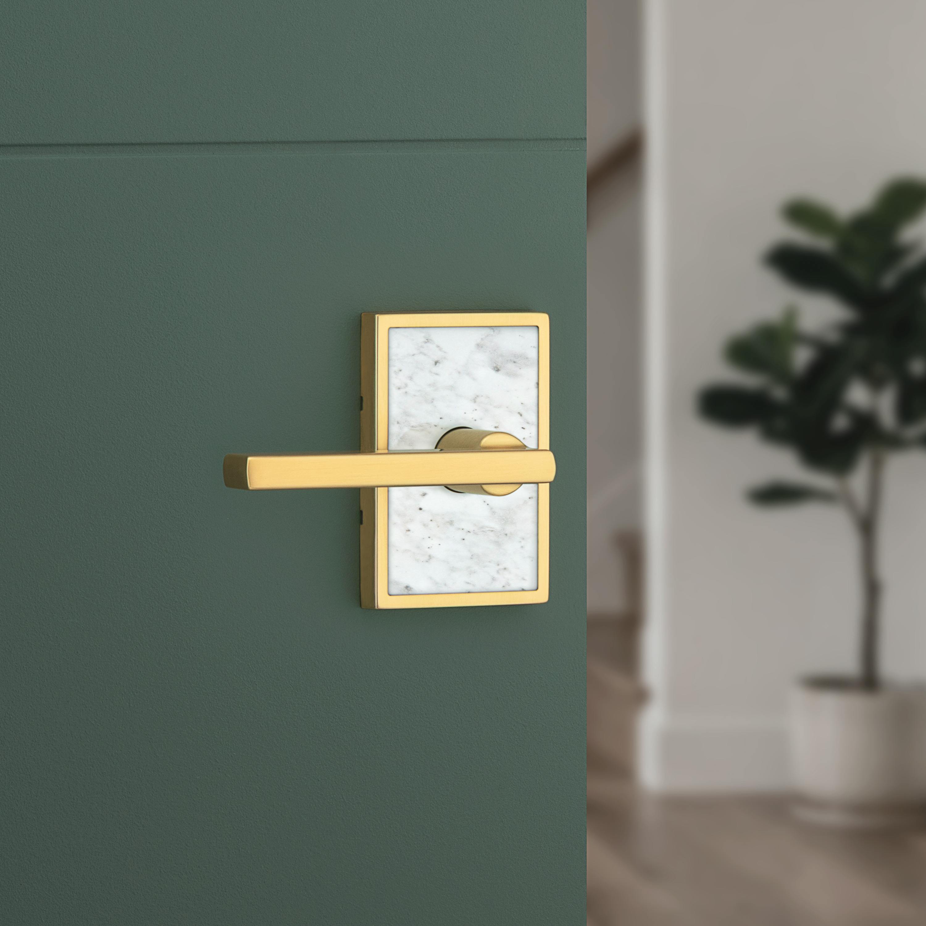 Kwikset&rsquo;s Canvas Trim Collection is available in Linen Marble, Cloud Stone and Midnight Slate designs for Halifax passage and privacy levers.
