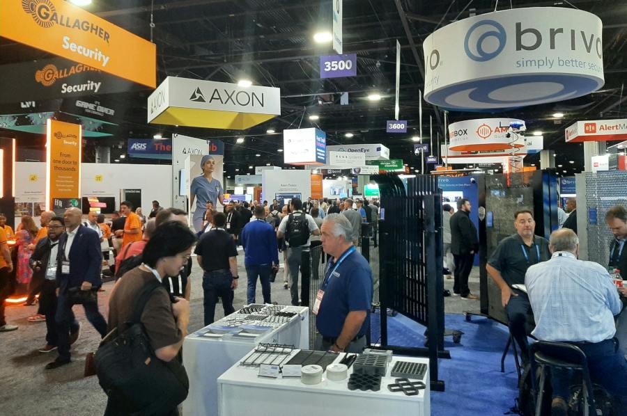 Attendees fill the GSX 2026 show floor at the Georgia World Congress Center in Atlanta, where more than 500 exhibitors showcased technologies spanning the physical security industry. GSX returns Sept. 20&ndash;22, 2027, in Orlando, Fla.