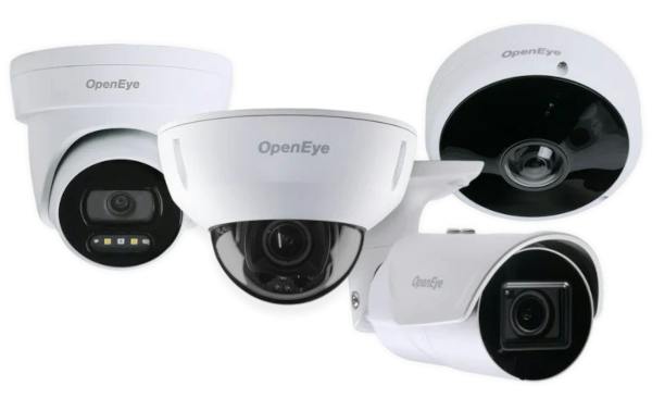 OpenEye cloud cameras combine video capture, onboard analytics and cloud connectivity to support centralized security monitoring and management.