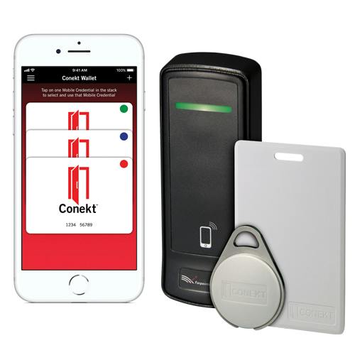 Connect ONE NFC Wallet Cards allow dealers to deploy mobile access credentials through compatible Apple and Google Wallet applications.