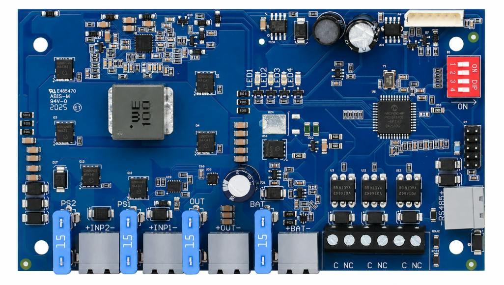 Altronix's ReServ24B combines automatic power transfer, rapid battery charging and remote monitoring capabilities to support security system continuity.