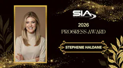 Stephenie Haldane, vice president of end user sales at HID, will receive the 2026 SIA Progress Award for her contributions to advancing opportunities for women in the security industry.