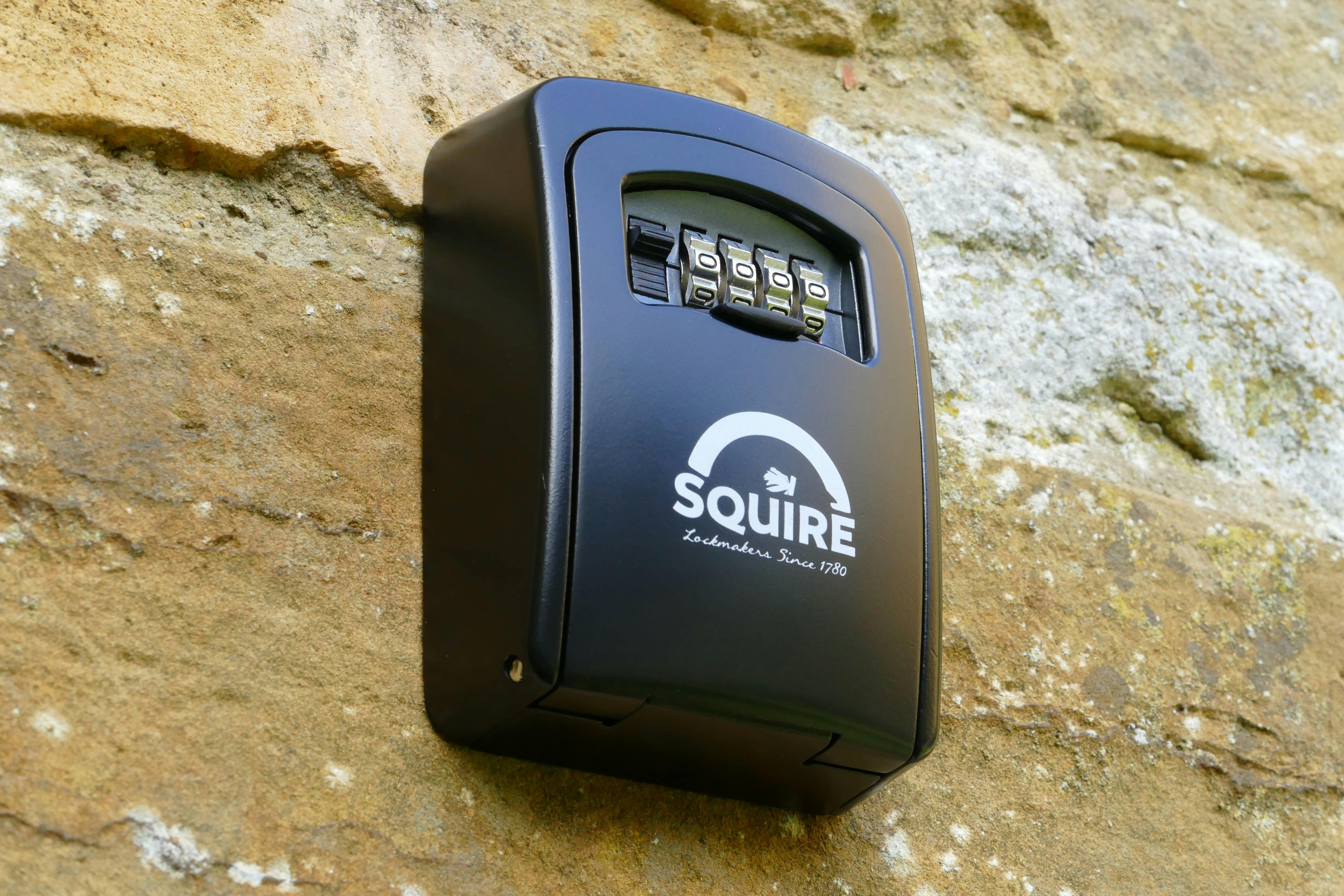 Squire North America&rsquo;s KeyKeep lineup includes four mechanical key-safe models with recodable combination mechanisms for physical-key storage.
