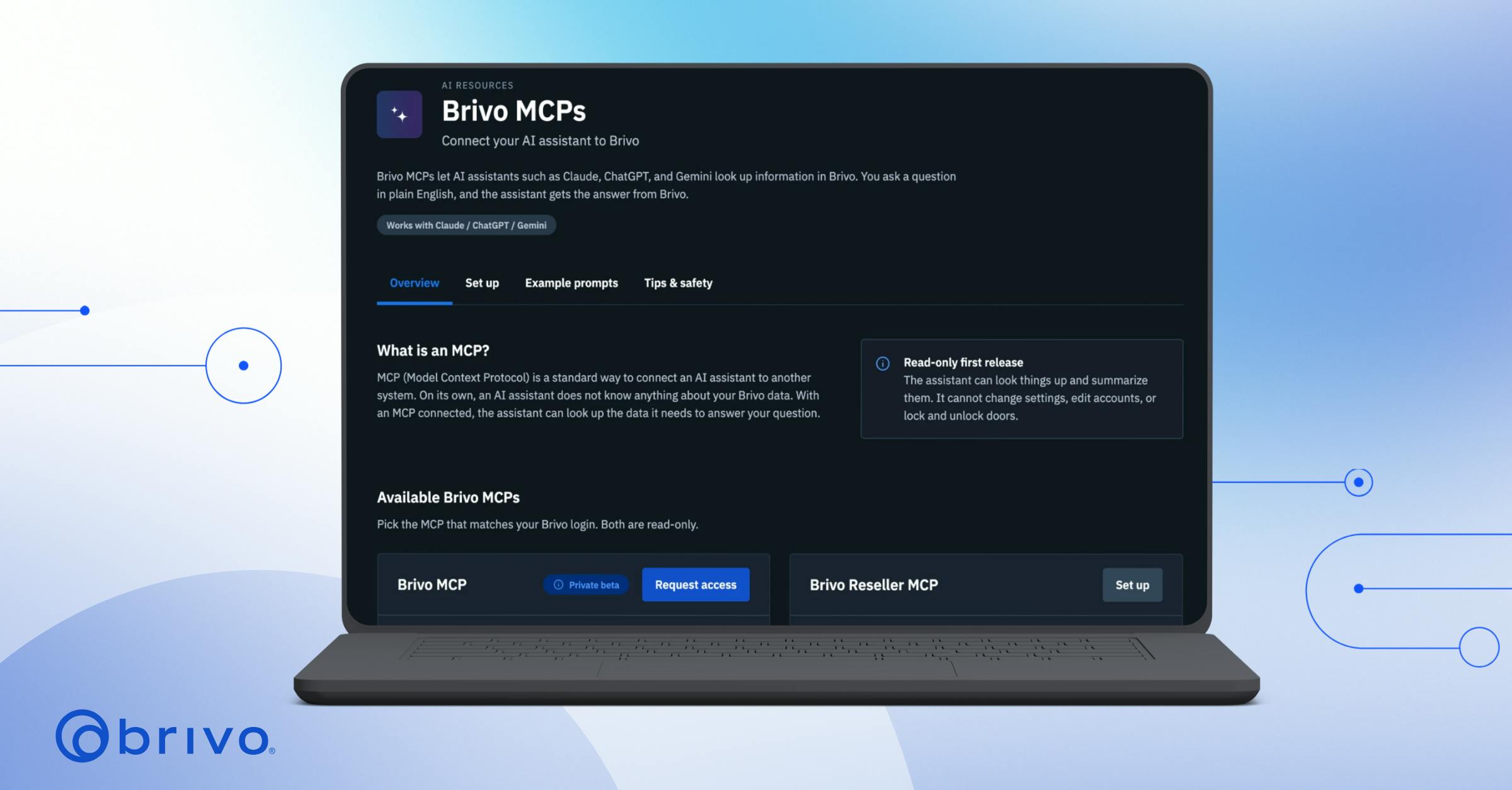 Brivo Reseller MCP connects AI assistants with security system data to help integrators monitor equipment, analyze accounts and streamline operations.
